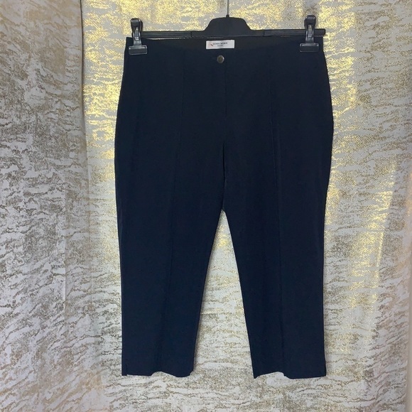 GERRY Weber navy blue slim fit capris size 10R - Picture 2 of 11